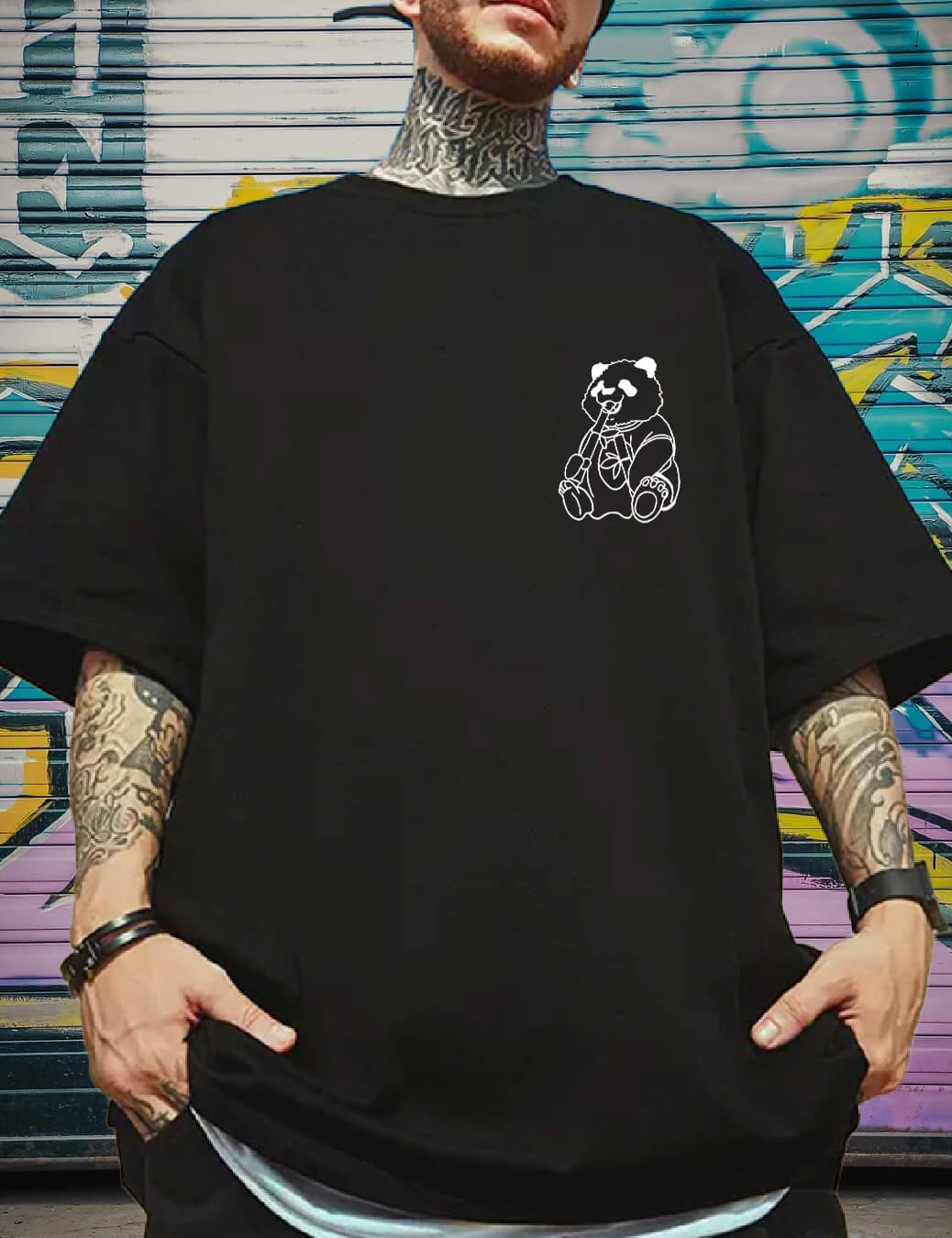 Oversized-half-sleeve-tshirt