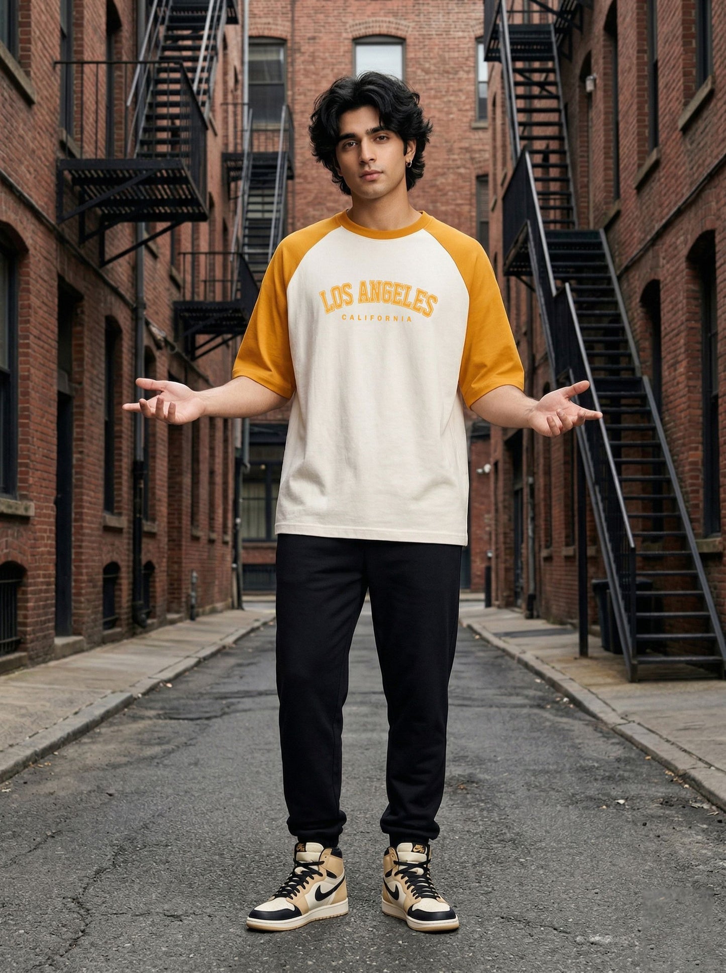 TOM MILTON Men White Color Round Neck Reclon Half Sleeve Oversize tshirt