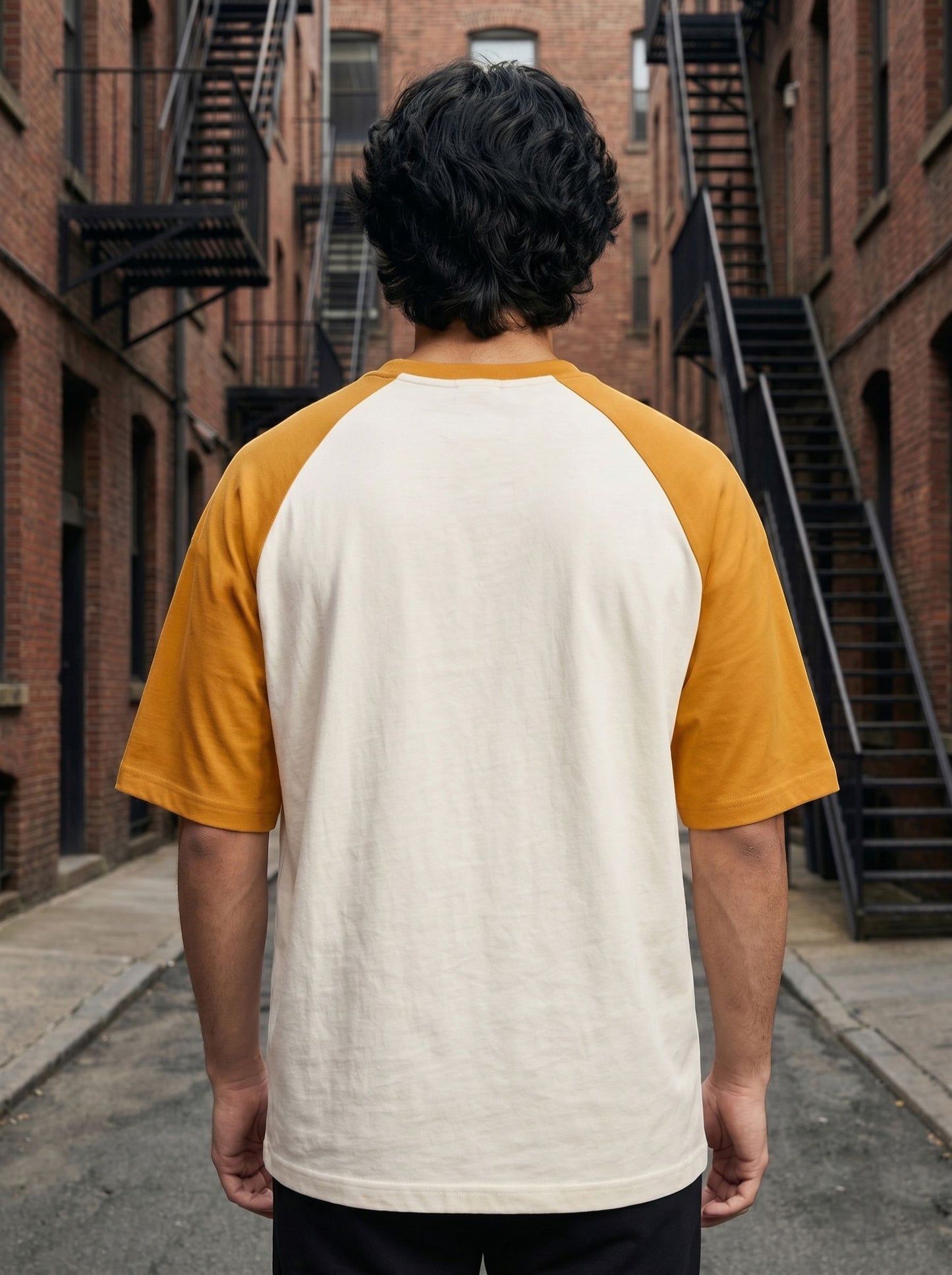 TOM MILTON Men White Color Round Neck Reclon Half Sleeve Oversize tshirt