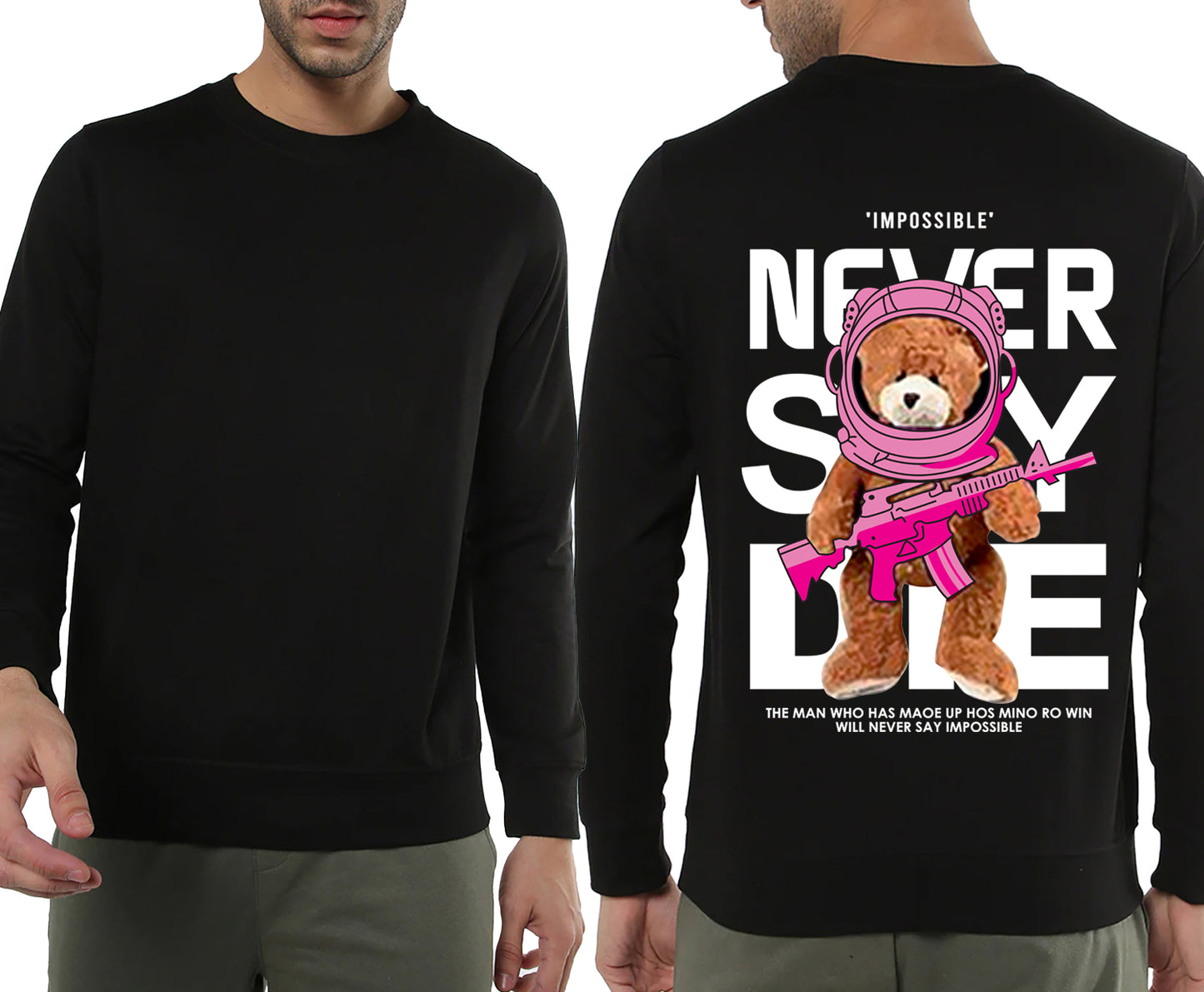 Space Soldier Pandas -Sweatshirt