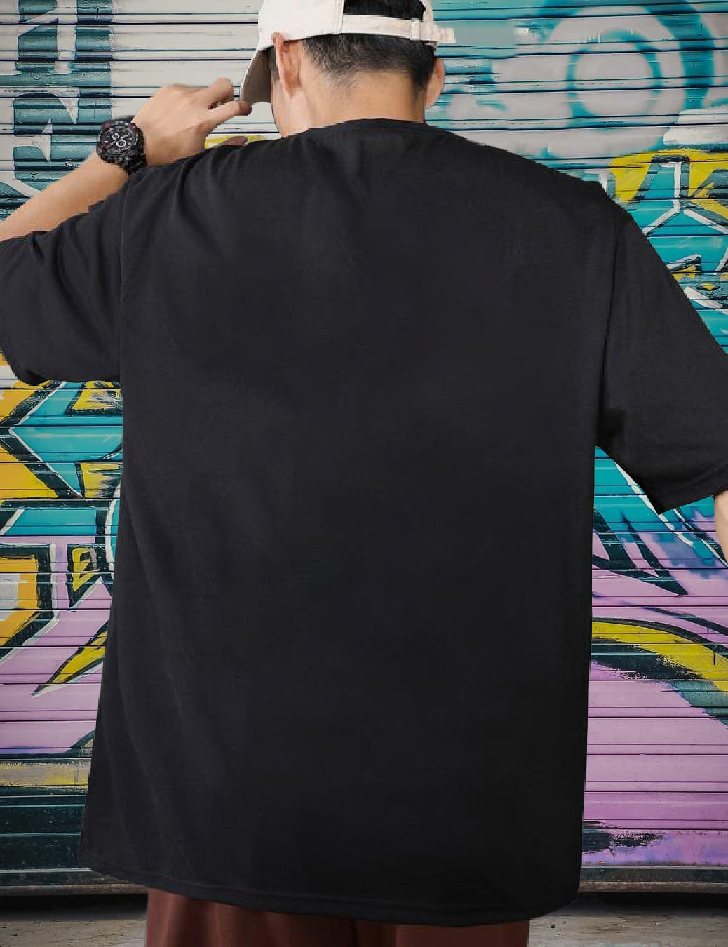Oversized-half-sleeve-tshirt