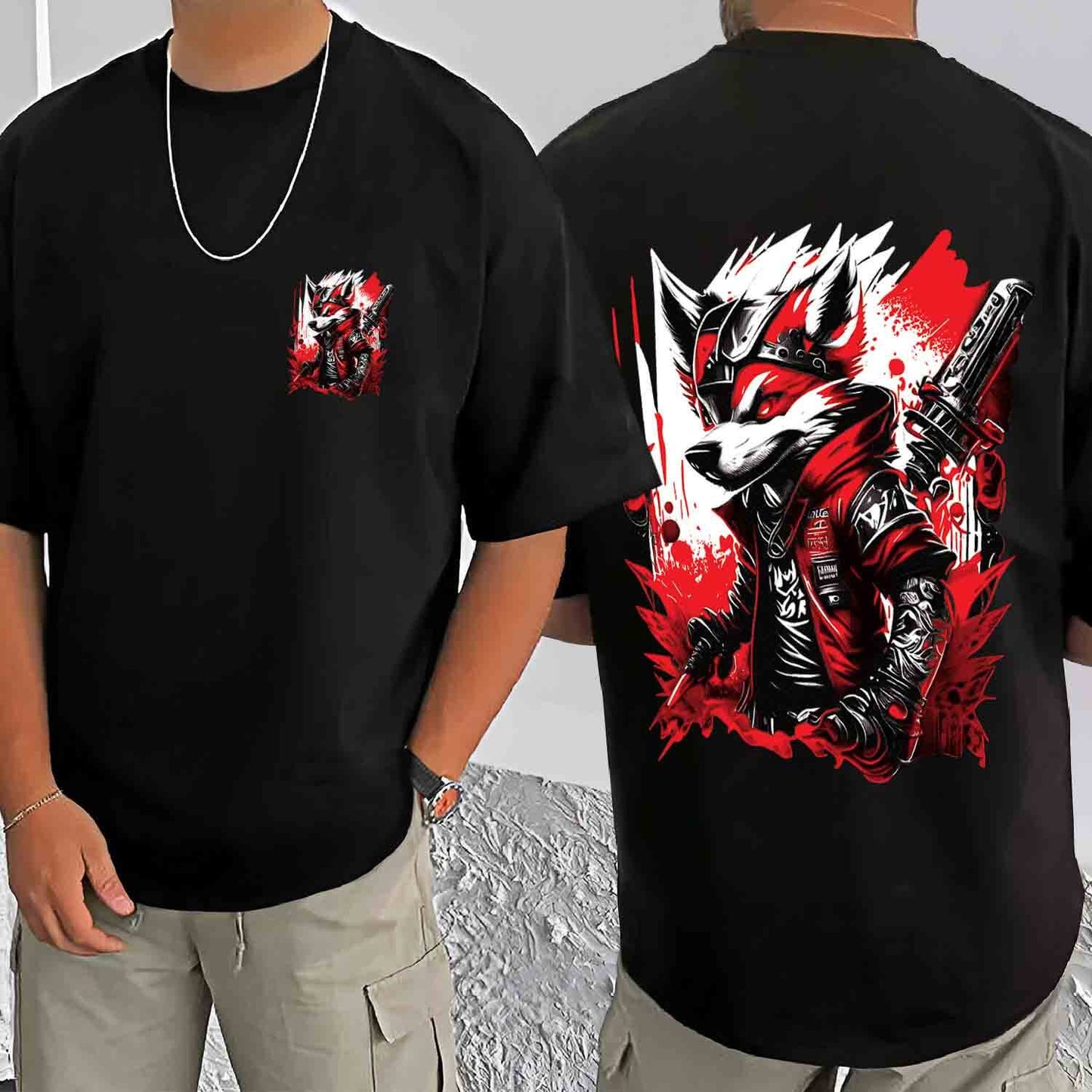 Fox - Oversized T Shirt
