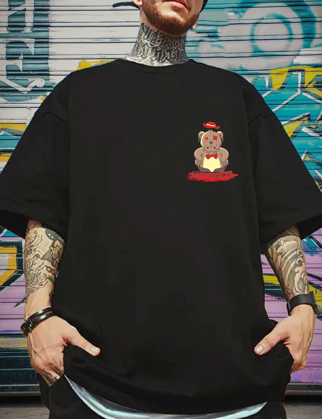 teddy-round-neck-oversized-tshirt
